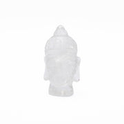 Clear Quartz Buddha Face Idol: Spiritual Awareness : 1-50 gms Love Rocks Idol